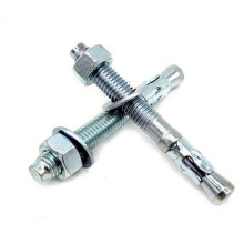 Free Sample Expansion Screw Through Bolt and Nuts Hex Concrete Wall Hardware Wedge Anchors Bolt